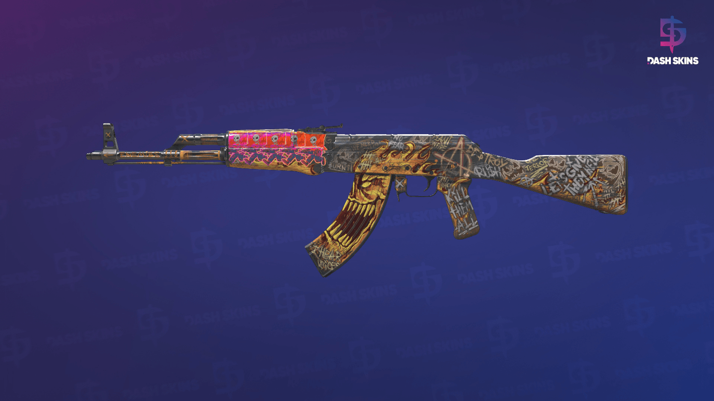 AK-47 | Searing Rage (Field-Tested) Screenshot Playside