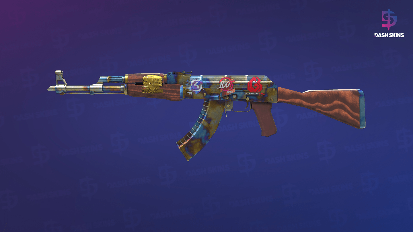 AK-47 | Case Hardened (Well-Worn) Screenshot Playside