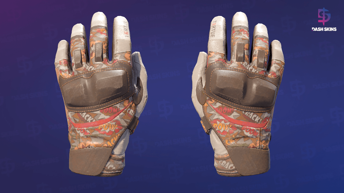 ★ Moto Gloves | POW! (Field-Tested) Screenshot Playside