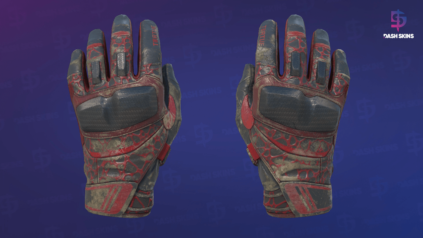 ★ Moto Gloves | Blood Pressure (Battle-Scarred) Screenshot Playside