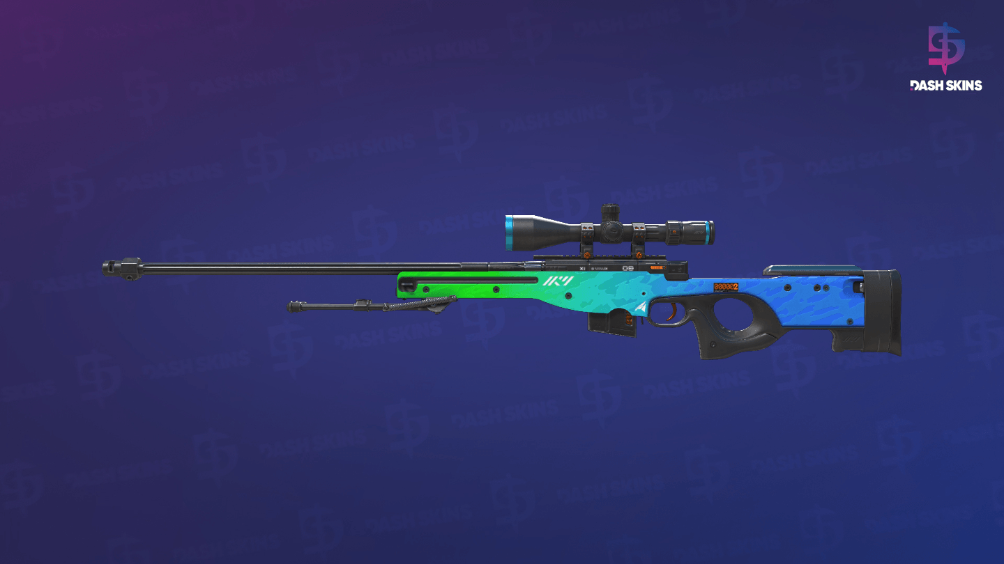 StatTrak™ AWP | Ice Coaled (Factory New) Screenshot Playside