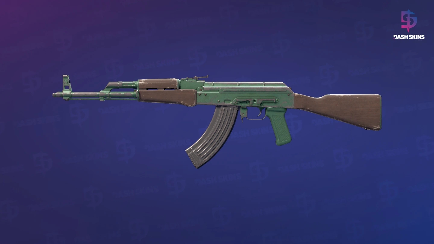 AK-47 | Wintergreen (Battle-Scarred) Screenshot Playside