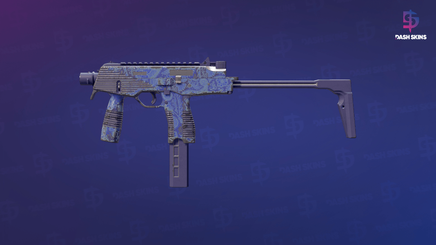 MP9 | Cobalt Paisley (Field-Tested) Screenshot Playside