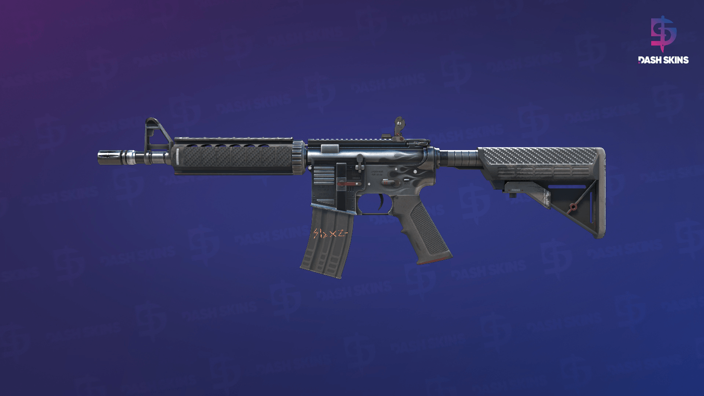 M4A4 | Magnesium (Well-Worn) Screenshot Playside