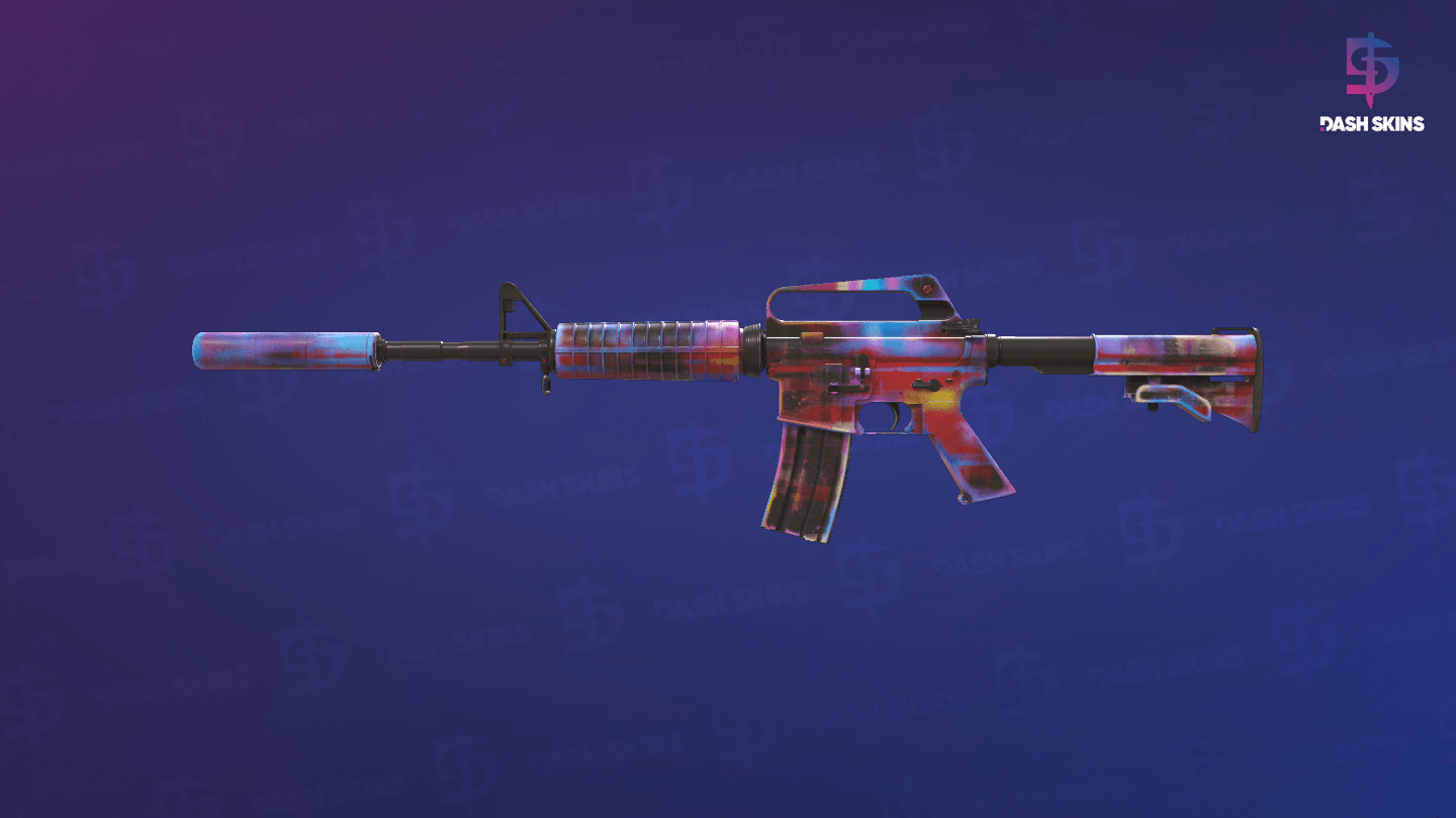 M4A1-S | Glitched Paint (Minimal Wear) Screenshot Playside