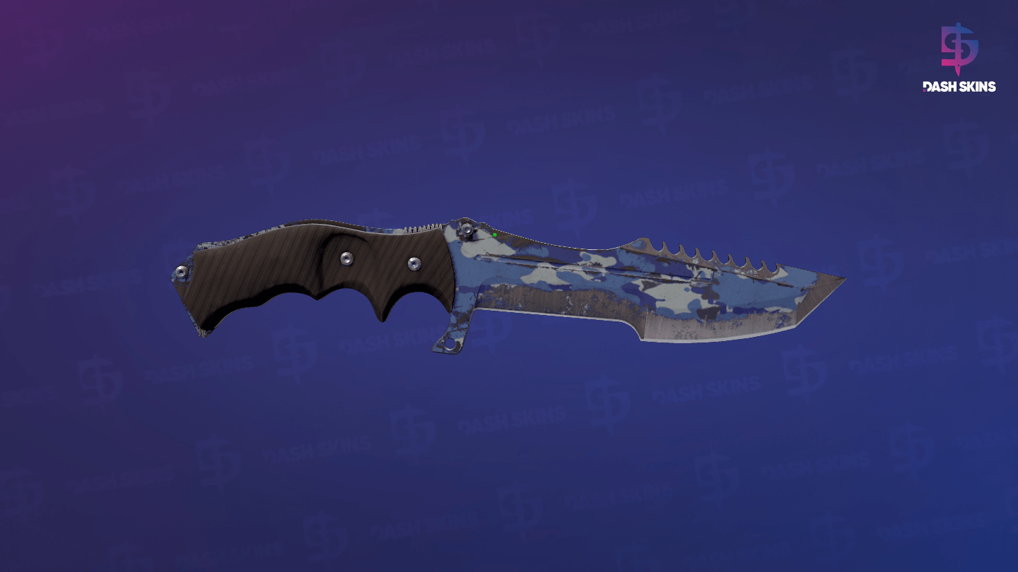 ★ Huntsman Knife | Bright Water (Well-Worn) Screenshot Playside