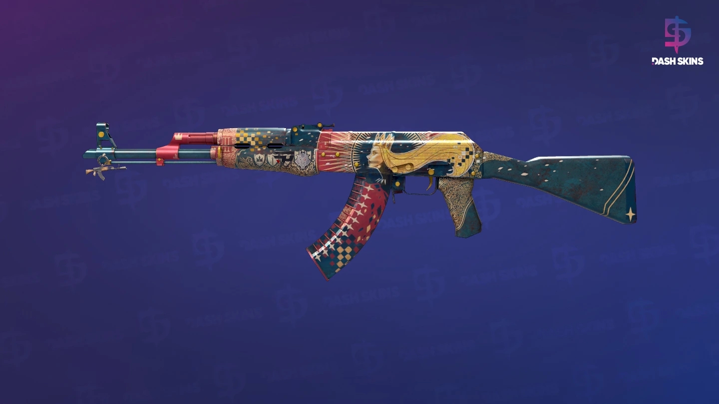 AK-47 | The Empress (Well-Worn) Screenshot Playside