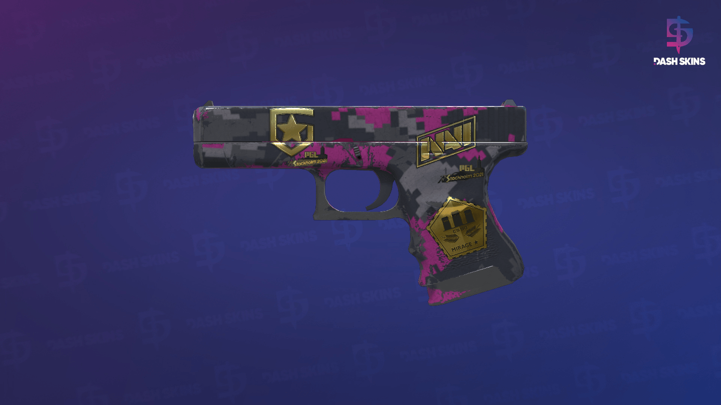 Souvenir Glock-18 | Pink DDPAT (Well-Worn) Screenshot Playside