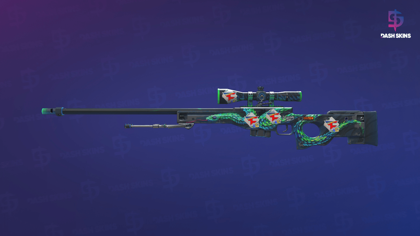 StatTrak™ AWP | Atheris (Well-Worn) Screenshot Playside