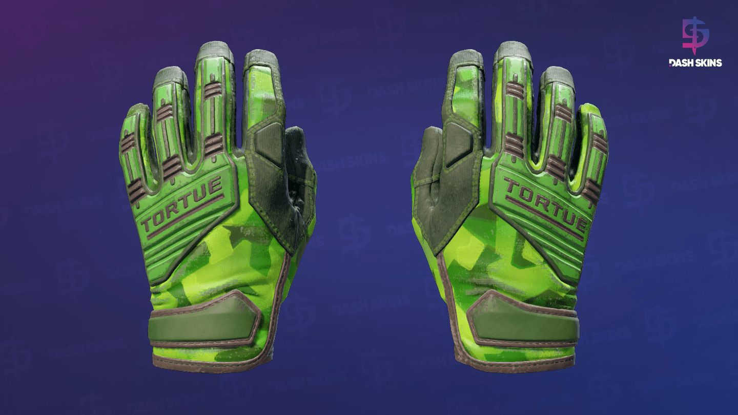 ★ Specialist Gloves | Lime Polycam (Well-Worn) Screenshot Playside