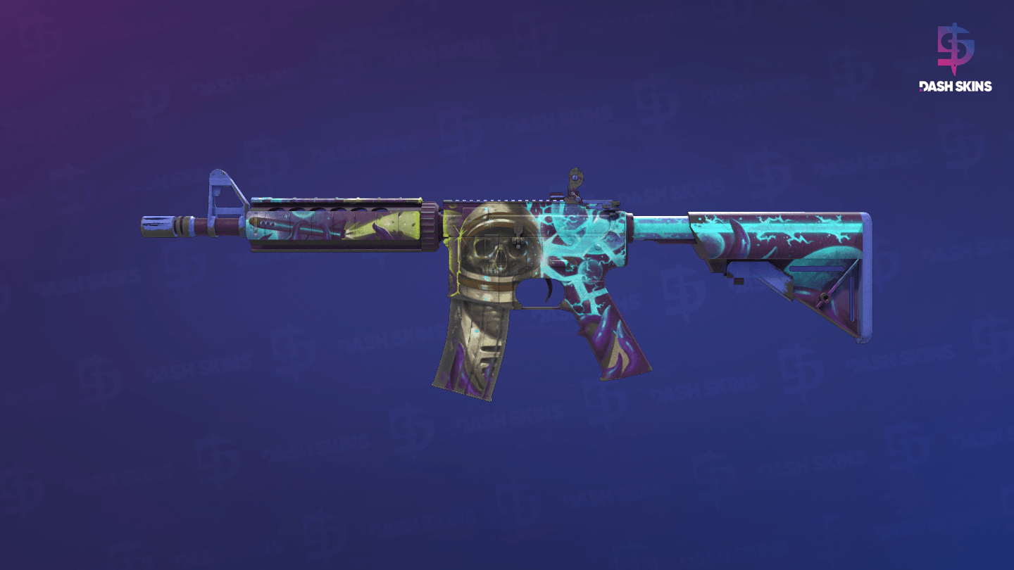 M4A4 | Desolate Space (Battle-Scarred) Screenshot Playside