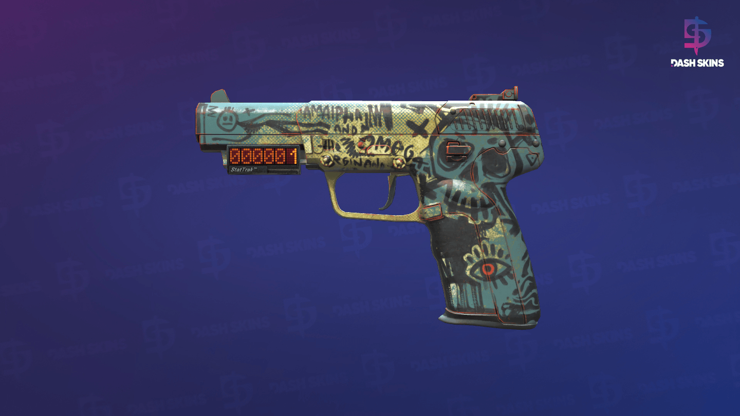 StatTrak™ Five-SeveN | Scrawl (Factory New) Screenshot Playside