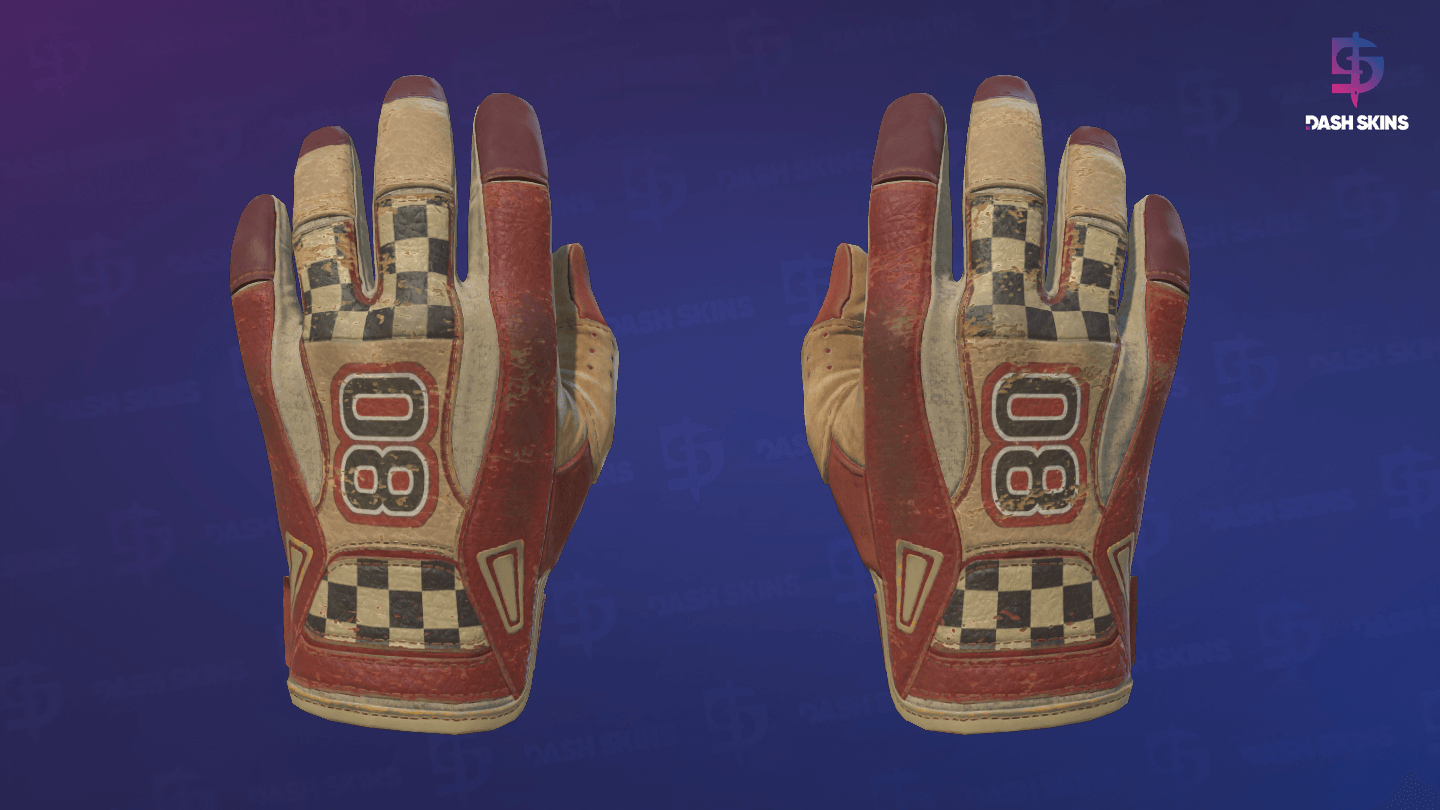 ★ Sport Gloves | Red Racer (Battle-Scarred) Screenshot Playside