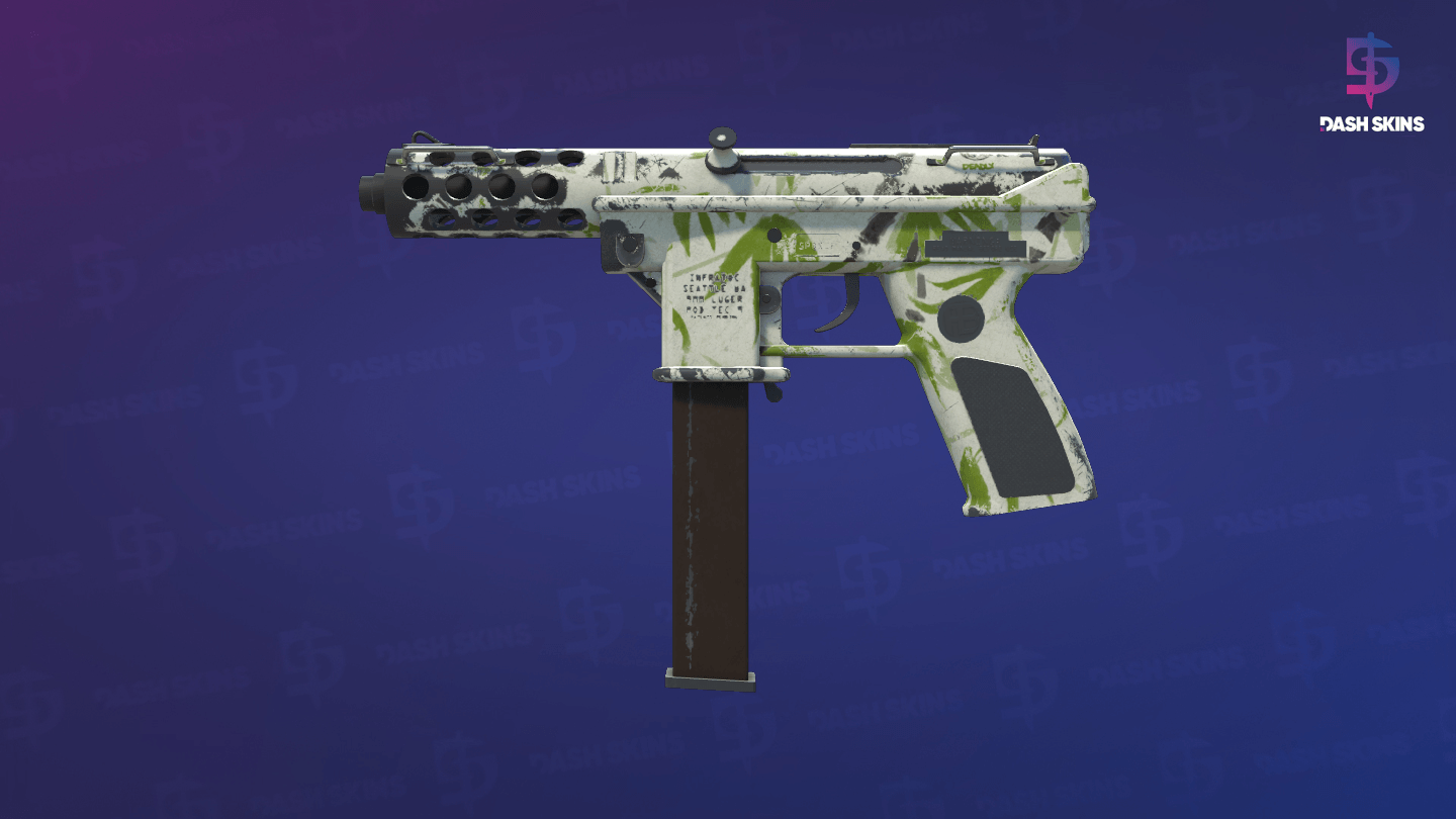Tec-9 | Bamboo Forest (Well-Worn) Screenshot Playside