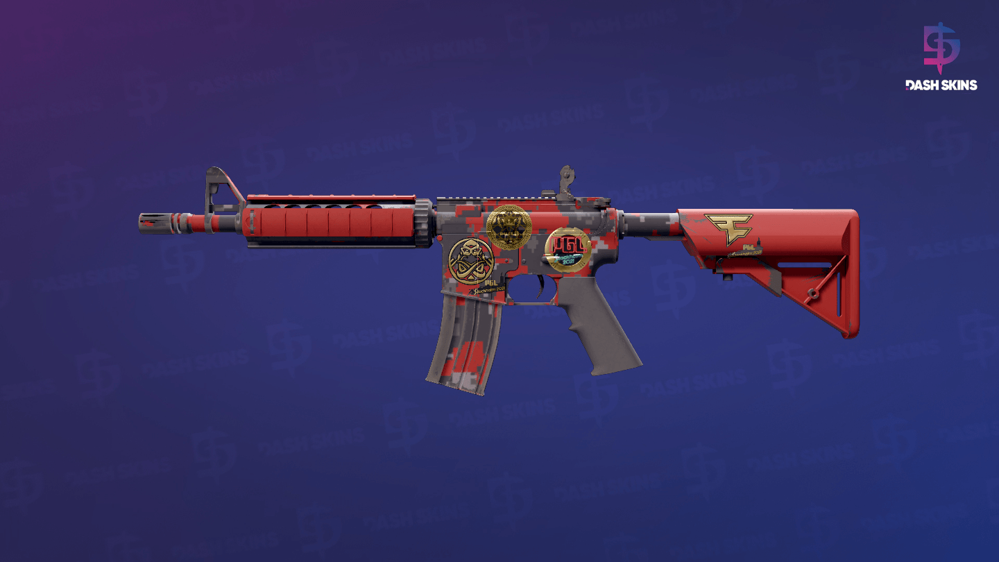 Souvenir M4A4 | Red DDPAT (Factory New) Screenshot Playside