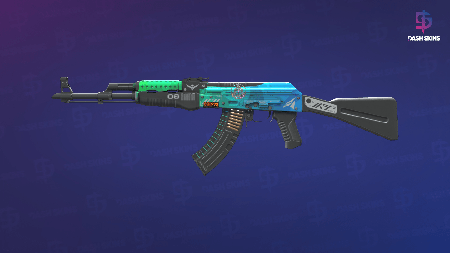 StatTrak™ AK-47 | Ice Coaled (Factory New) Screenshot Playside