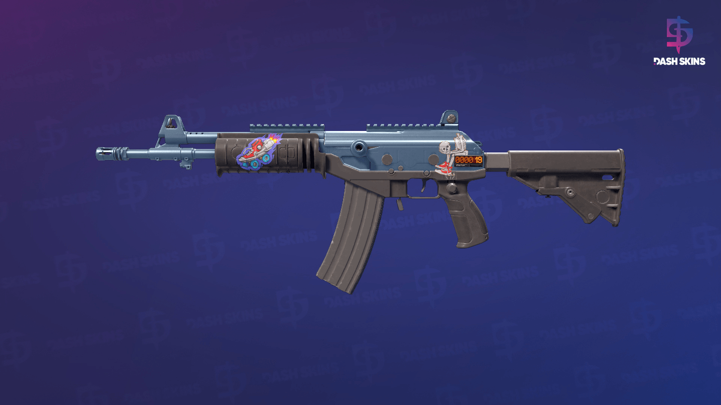 StatTrak™ Galil AR | Blue Titanium (Factory New) Screenshot Playside