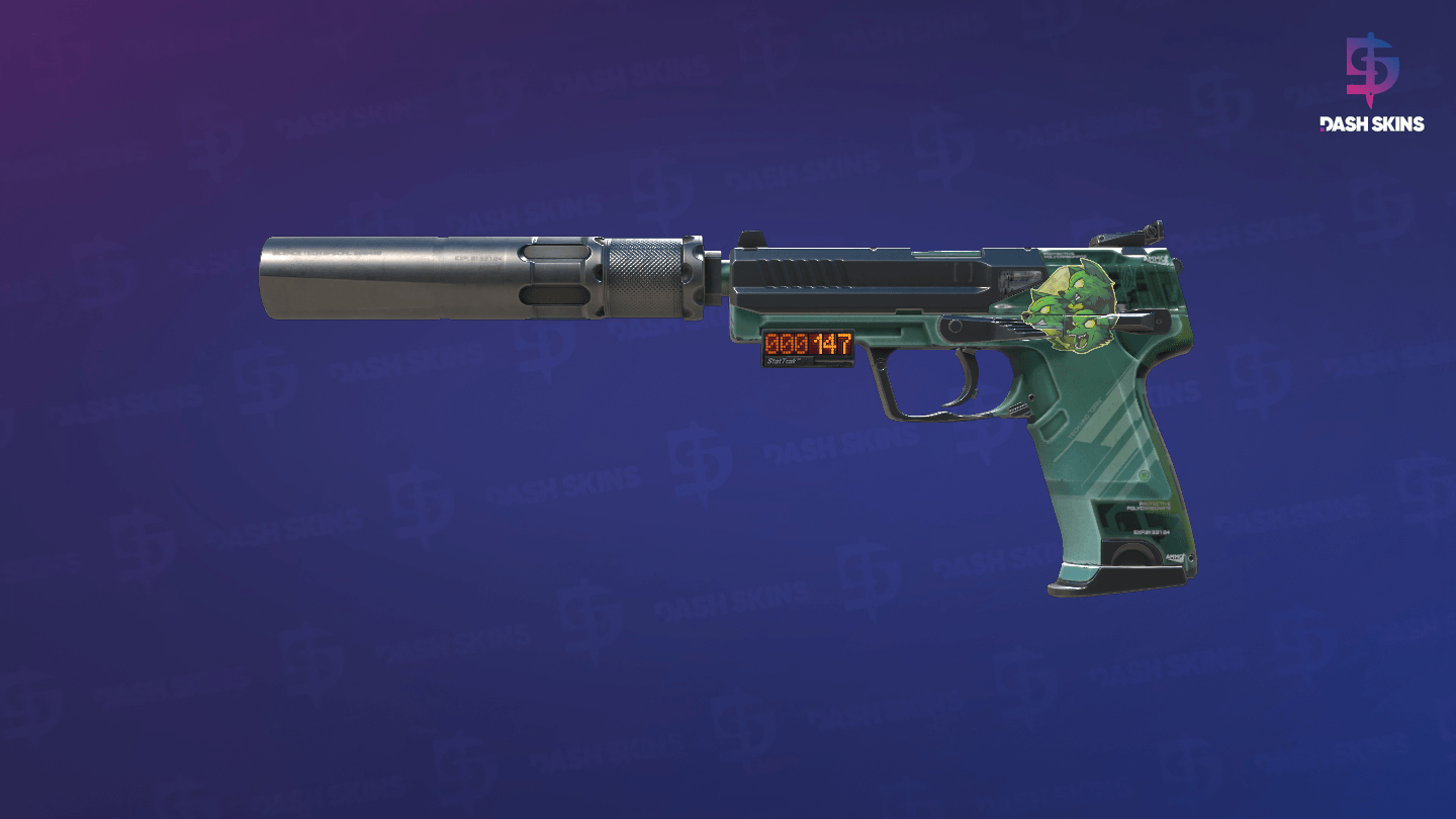 StatTrak™ USP-S | PC-GRN (Minimal Wear) Screenshot Playside