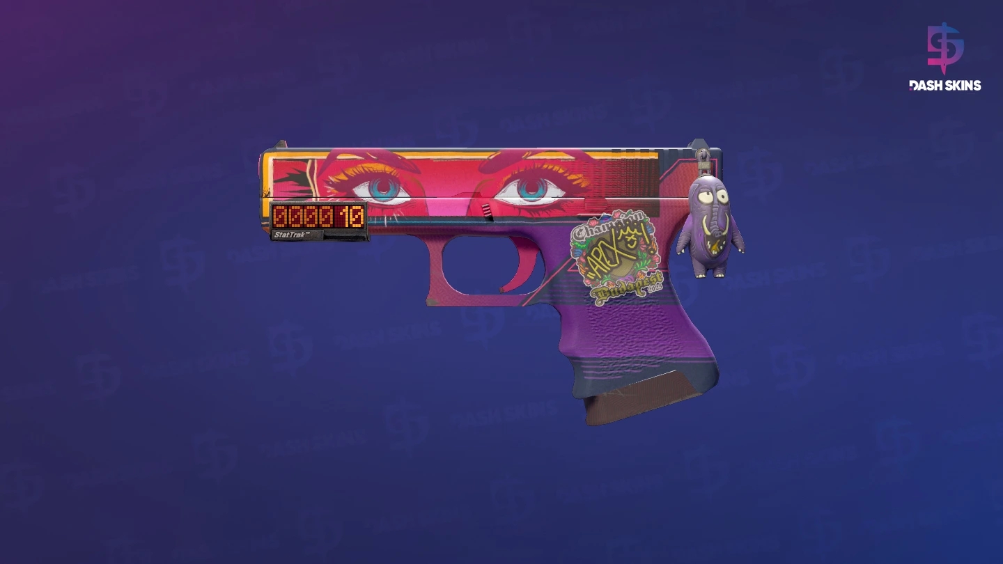 StatTrak™ Glock-18 | Vogue (Factory New) Screenshot Playside