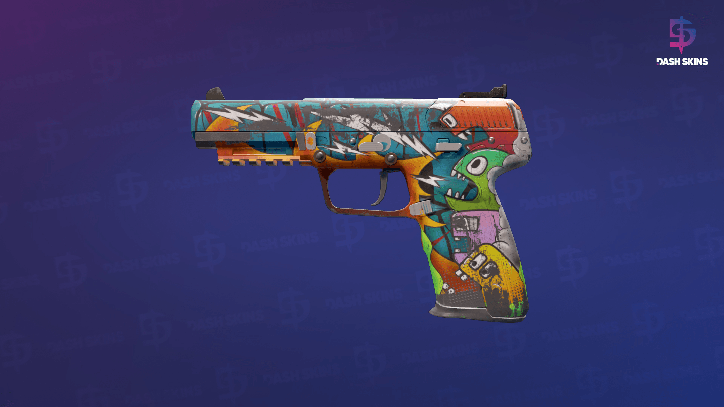 Five-SeveN | Angry Mob (Battle-Scarred) Screenshot Playside