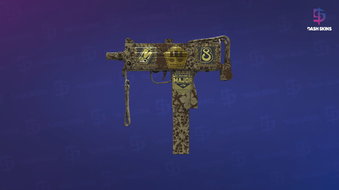 Souvenir MAC-10 | Sienna Damask (Factory New) Screenshot Playside