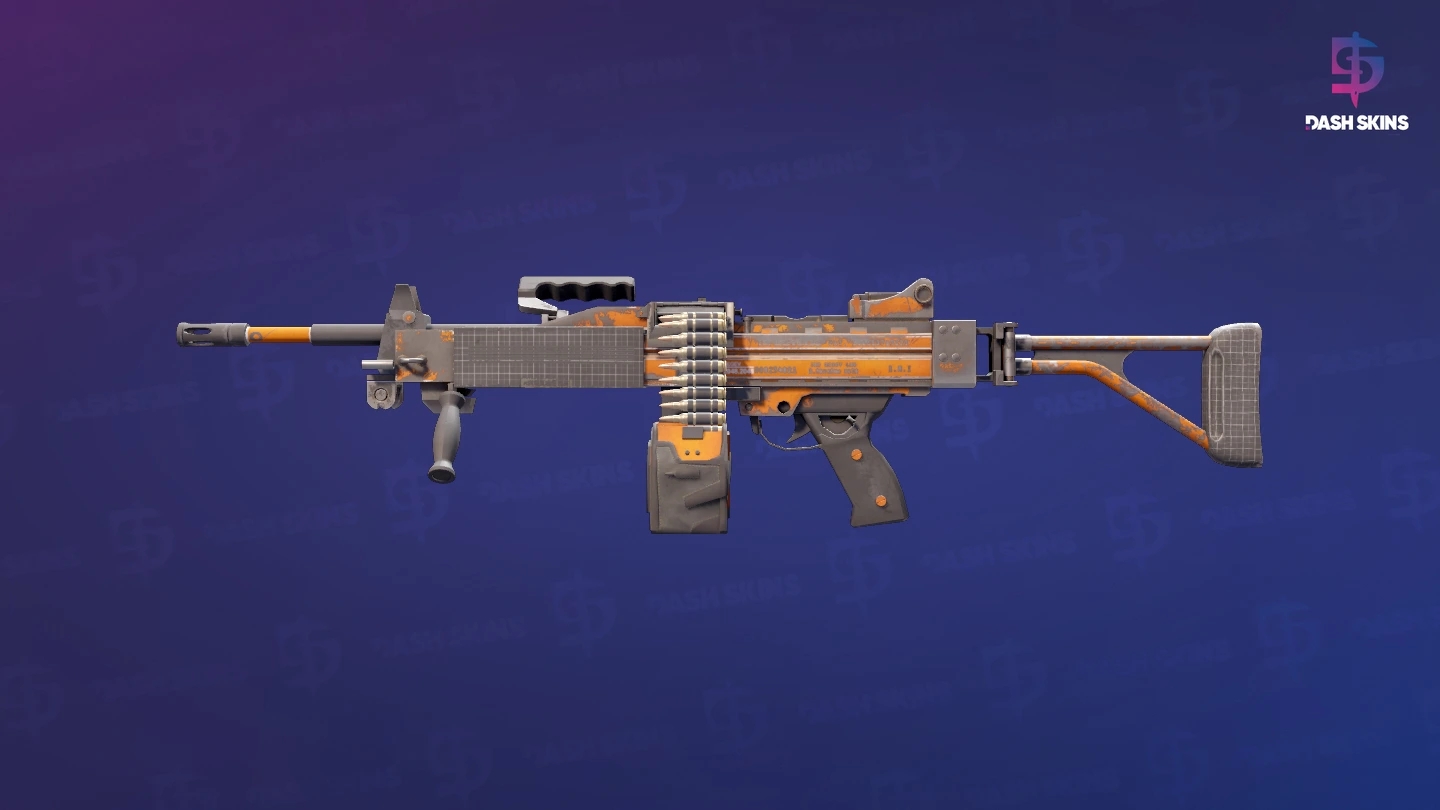 Negev | dev_texture (Well-Worn) Screenshot Playside
