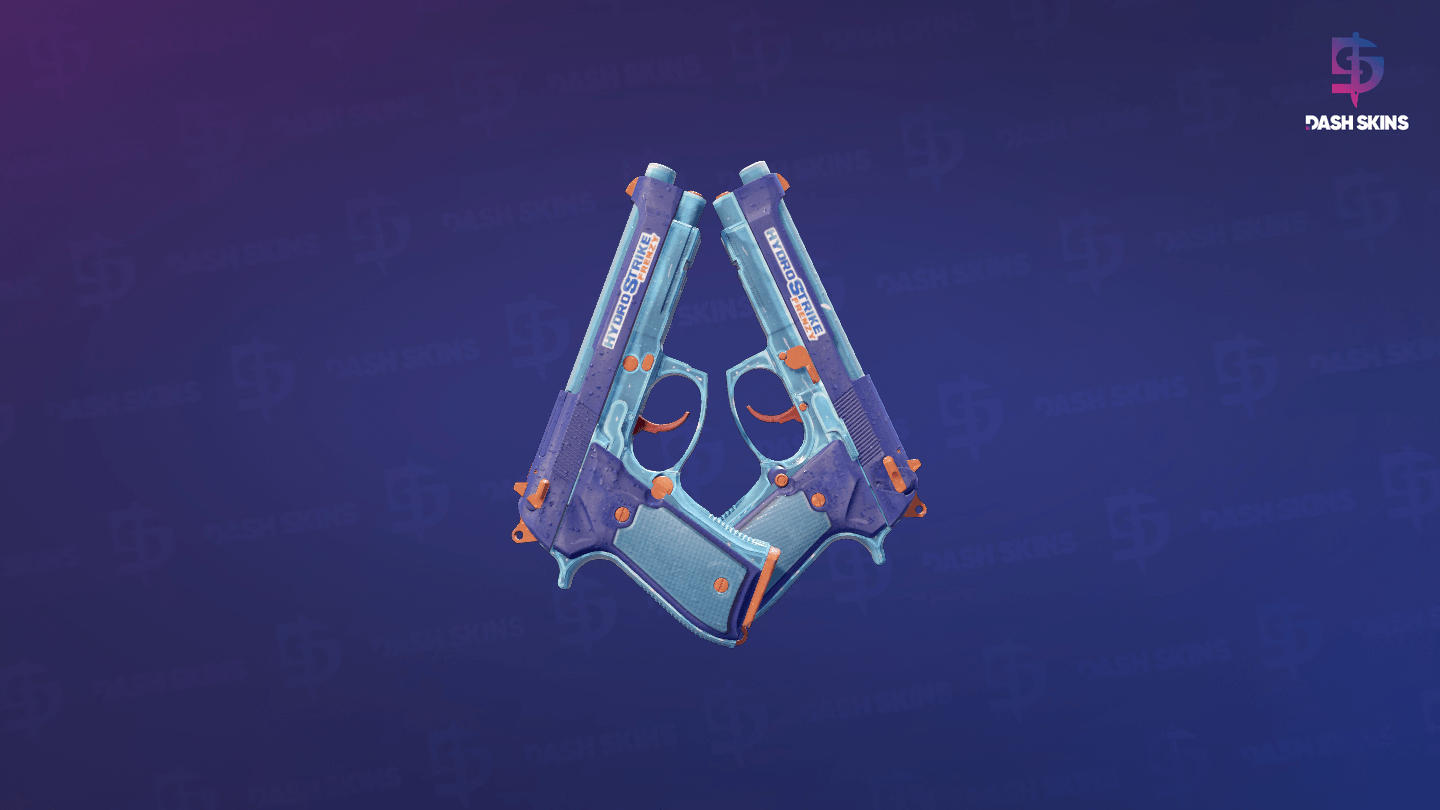 Dual Berettas | Hydro Strike (Field-Tested) Screenshot Playside