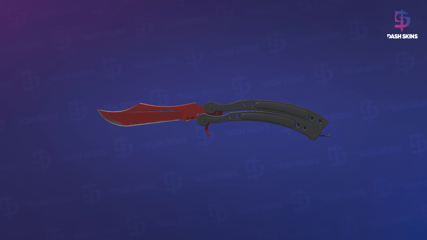 ★ Butterfly Knife | Crimson Web (Field-Tested) Screenshot Playside