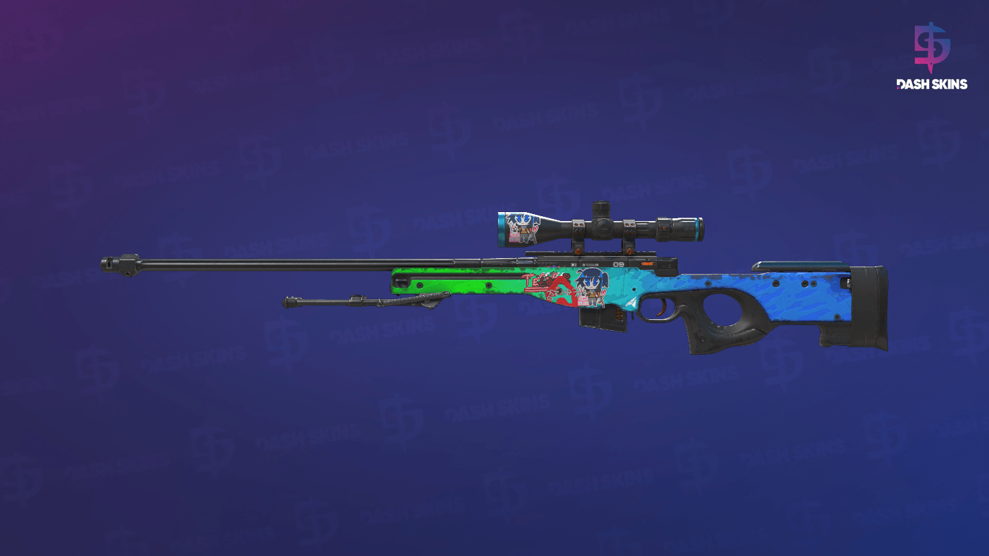 AWP | Ice Coaled (Field-Tested) Screenshot Playside