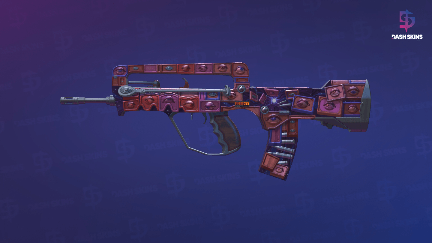 StatTrak™ FAMAS | Rapid Eye Movement (Minimal Wear) Screenshot Playside