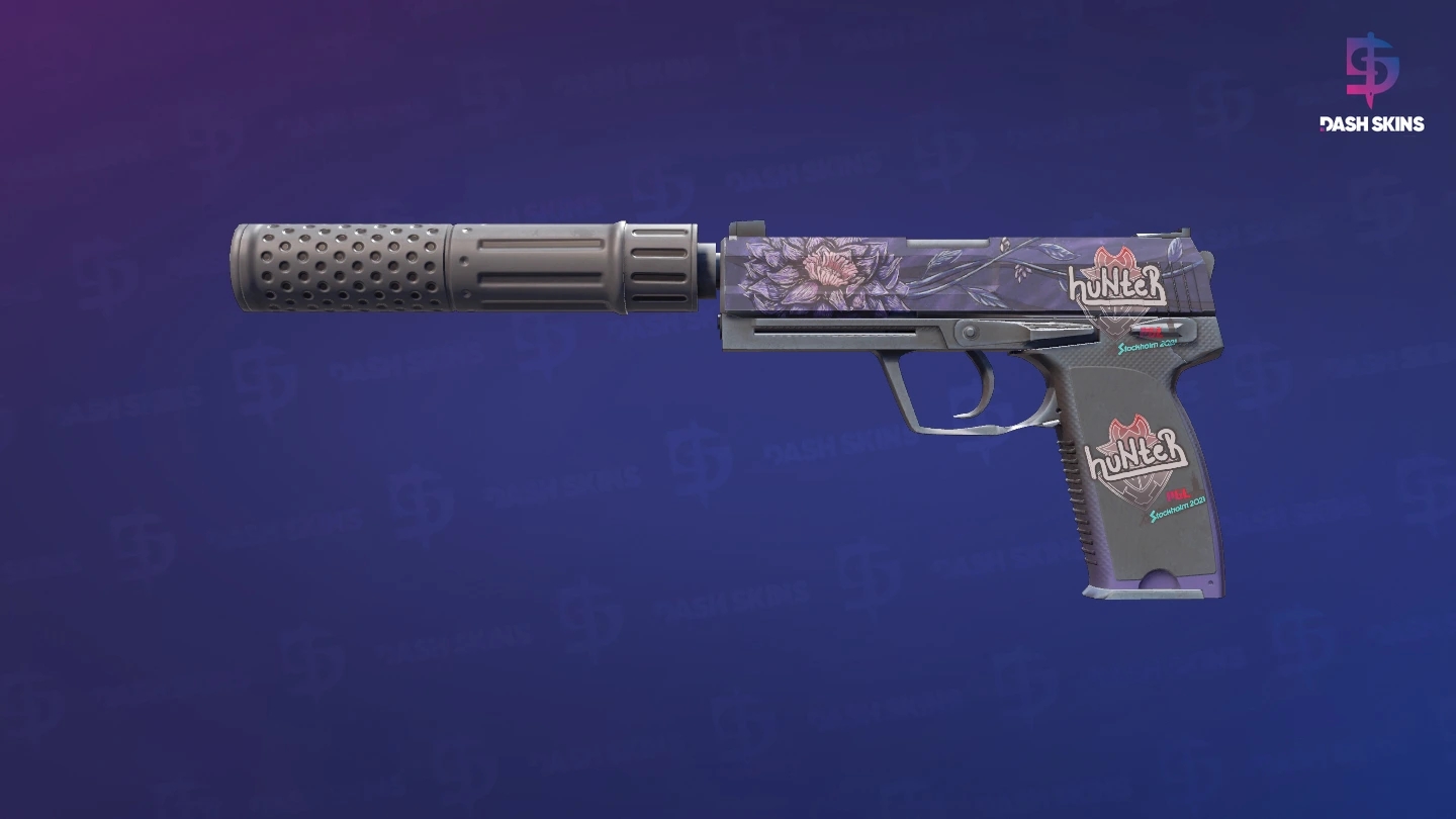 USP-S | Black Lotus (Minimal Wear) Screenshot Playside