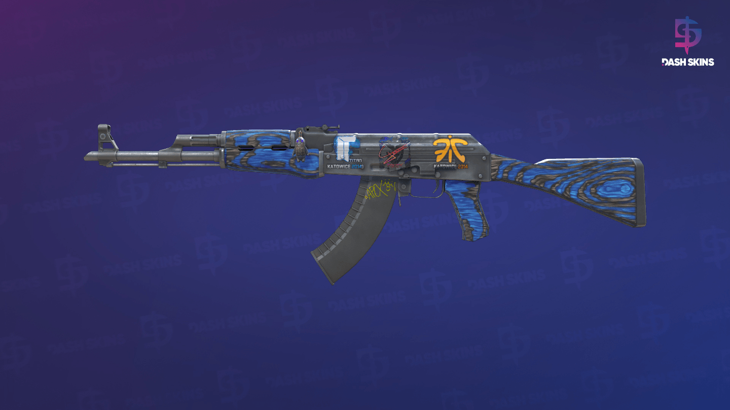 AK-47 | Blue Laminate (Factory New) Screenshot Playside