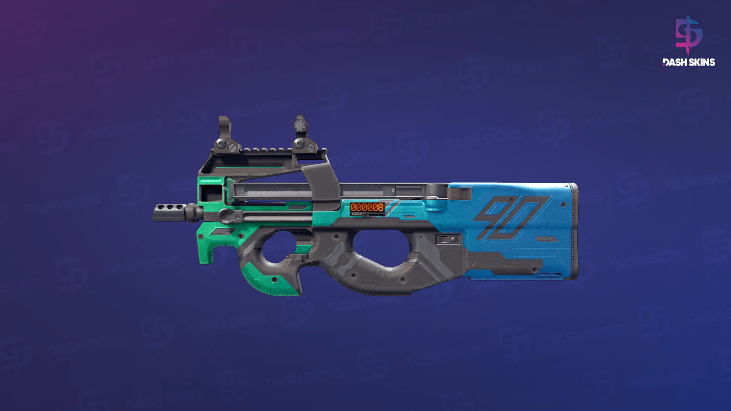 StatTrak™ P90 | Wave Breaker (Minimal Wear) Screenshot Playside