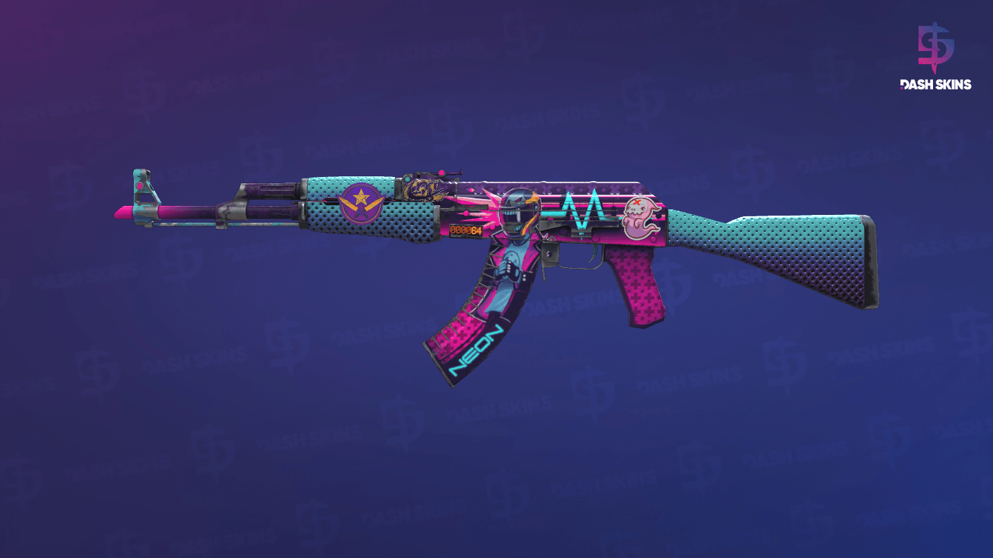 StatTrak™ AK-47 | Neon Rider (Field-Tested) Screenshot Playside