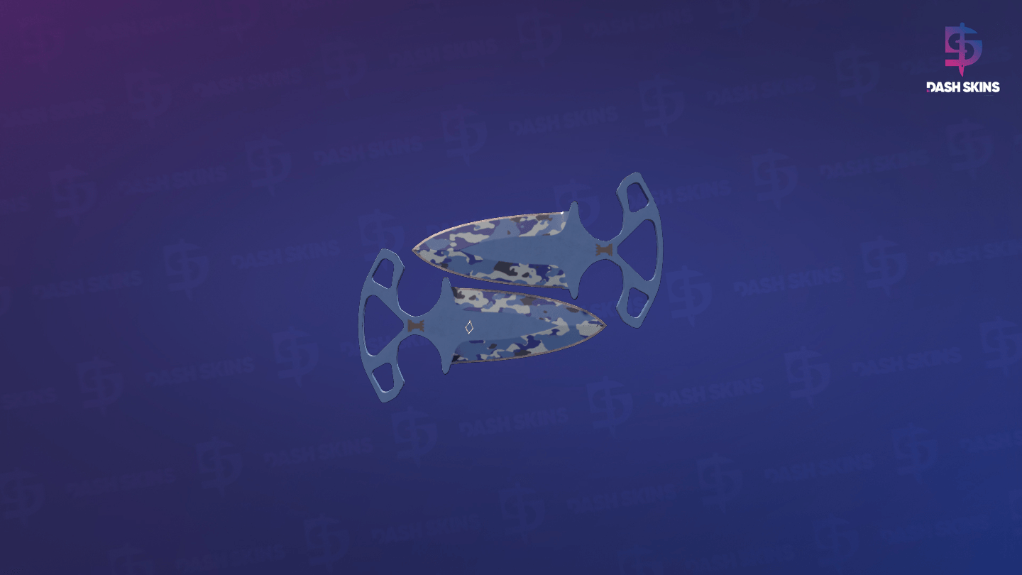 ★ StatTrak™ Shadow Daggers | Bright Water (Minimal Wear) Screenshot Playside