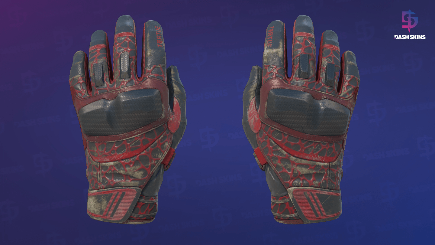 ★ Moto Gloves | Blood Pressure (Battle-Scarred) Screenshot Playside