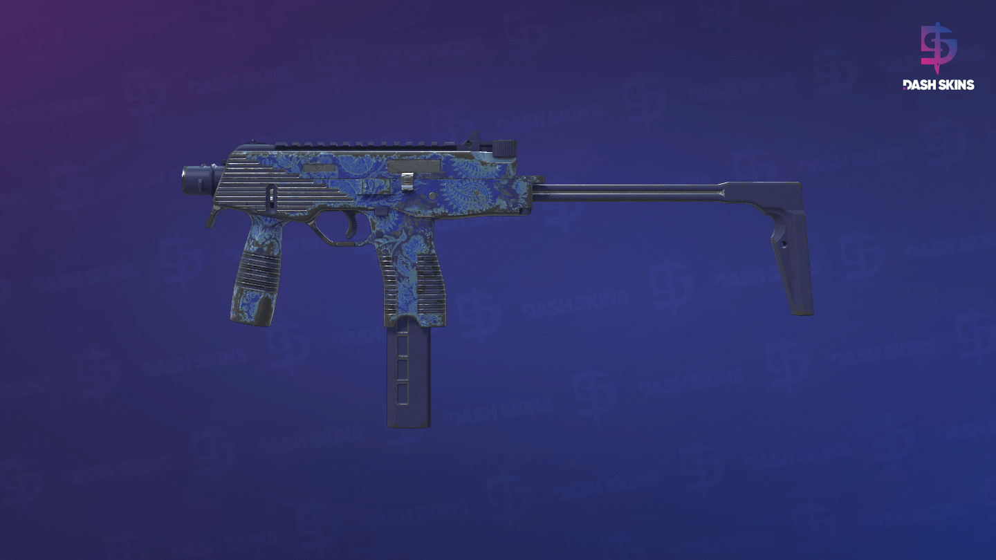 MP9 | Cobalt Paisley (Field-Tested) Screenshot Playside