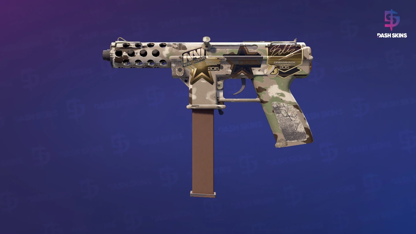 Souvenir Tec-9 | VariCamo (Minimal Wear) Screenshot Playside