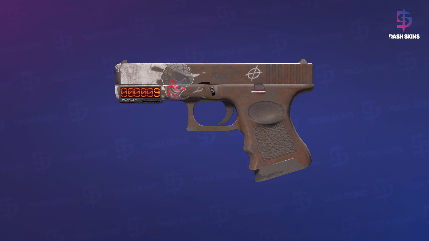 StatTrak™ Glock-18 | Oxide Blaze (Well-Worn) Screenshot Playside