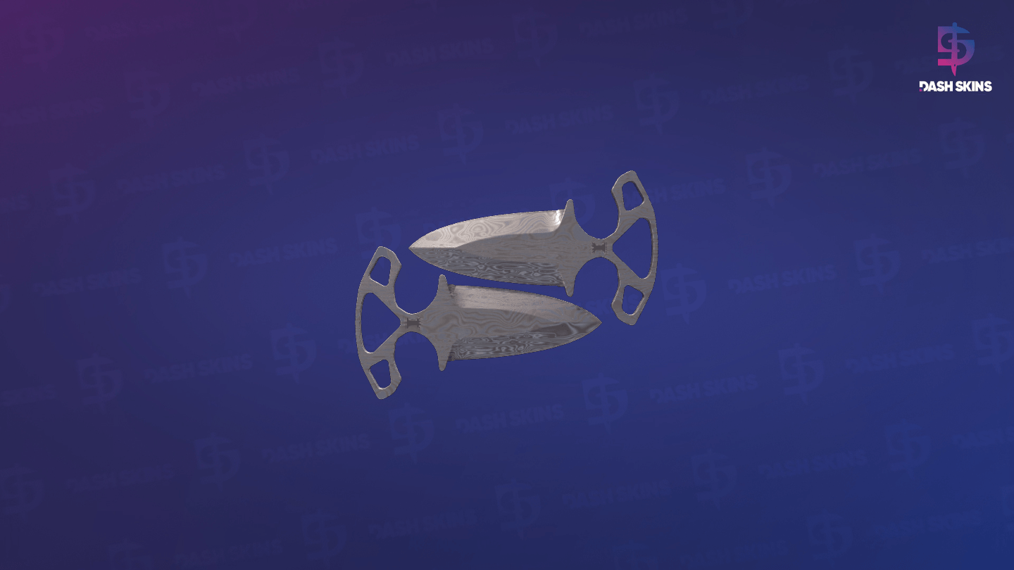 ★ Shadow Daggers | Damascus Steel (Field-Tested) Screenshot Playside