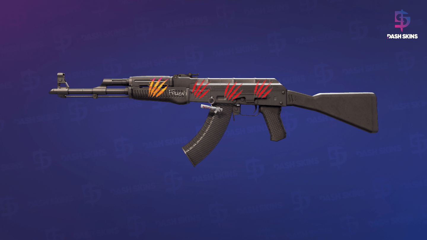 AK-47 | Slate (Well-Worn) Screenshot Playside