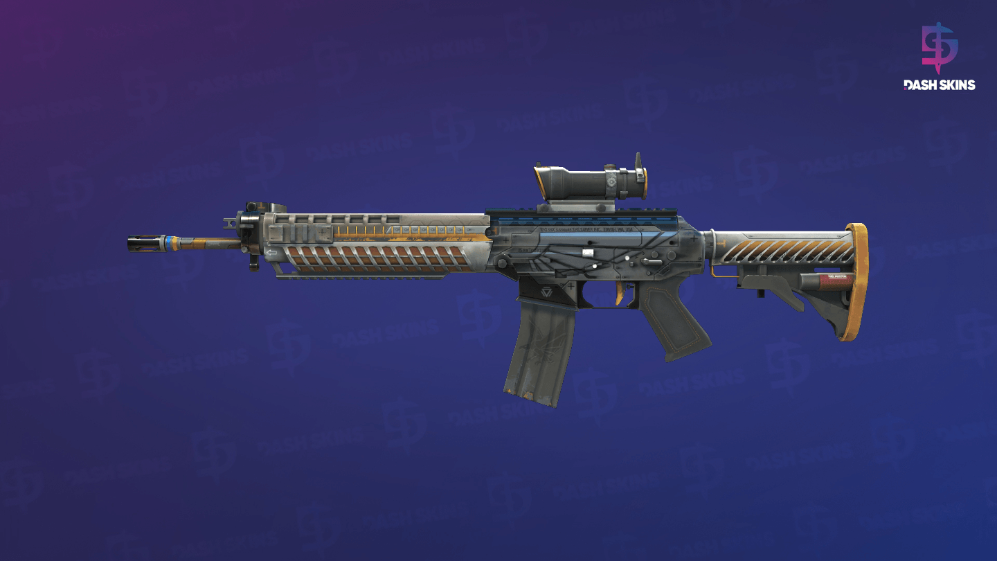 SG 553 | Aerial (Minimal Wear) Screenshot Playside