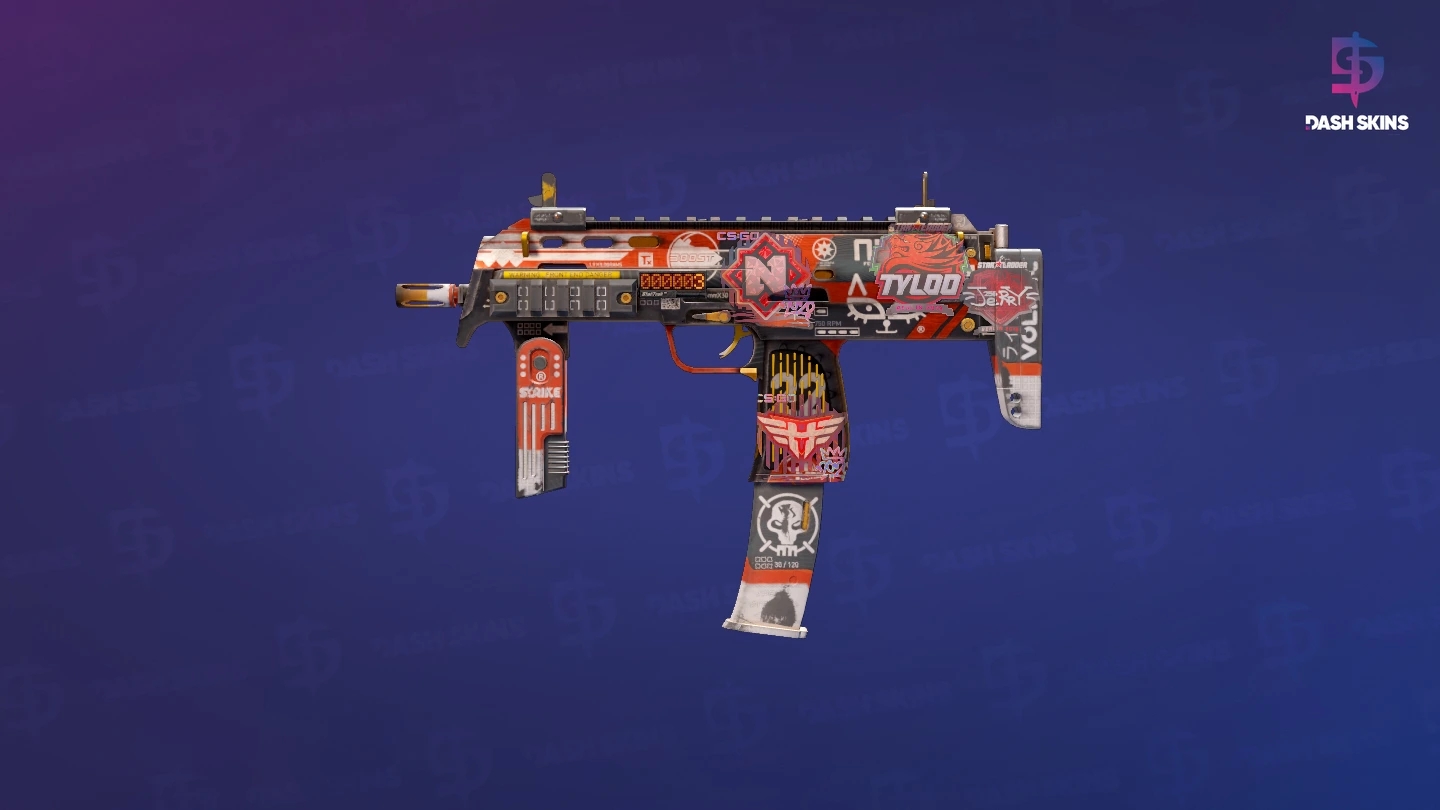 StatTrak™ MP7 | Bloodsport (Field-Tested) Screenshot Playside