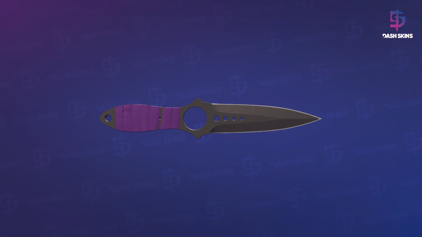 ★ Skeleton Knife | Ultraviolet (Minimal Wear) Screenshot Playside