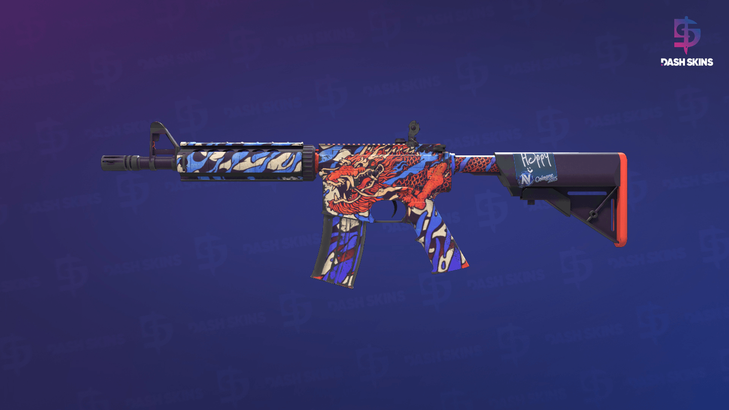 M4A4 | 龍王 (Dragon King) (Minimal Wear) Screenshot Playside