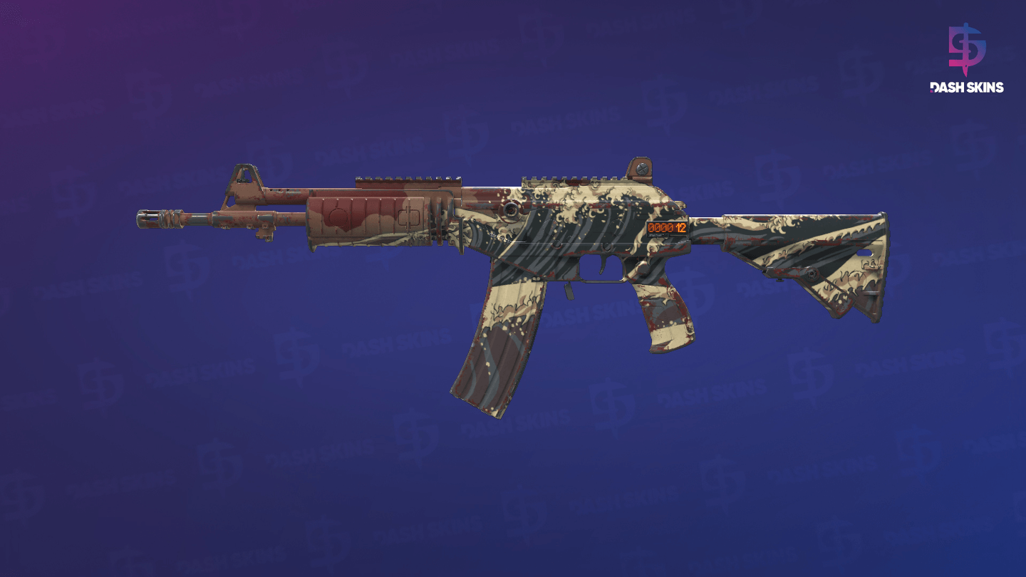 StatTrak™ Galil AR | Crimson Tsunami (Field-Tested) Screenshot Playside