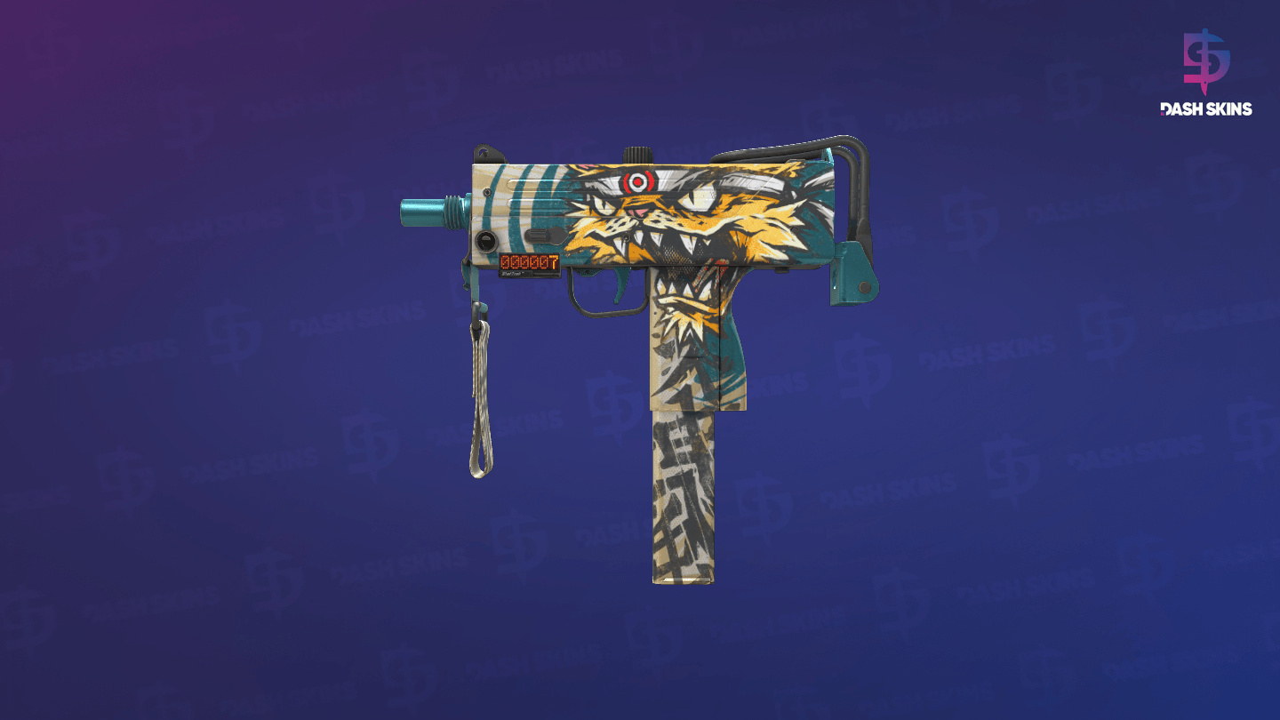 StatTrak™ MAC-10 | Cat Fight (Minimal Wear) Screenshot Playside
