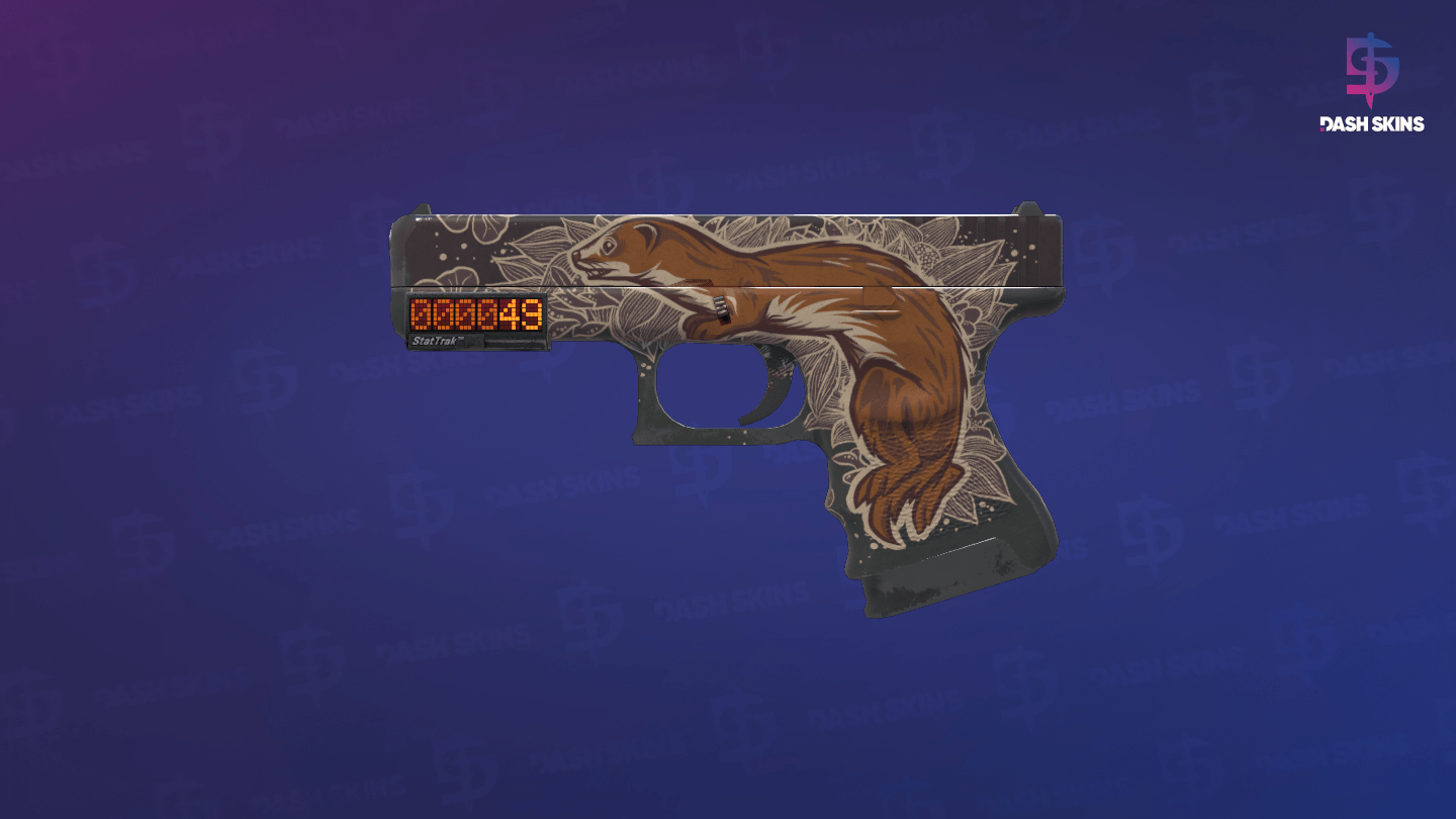 StatTrak™ Glock-18 | Weasel (Field-Tested) Screenshot Playside