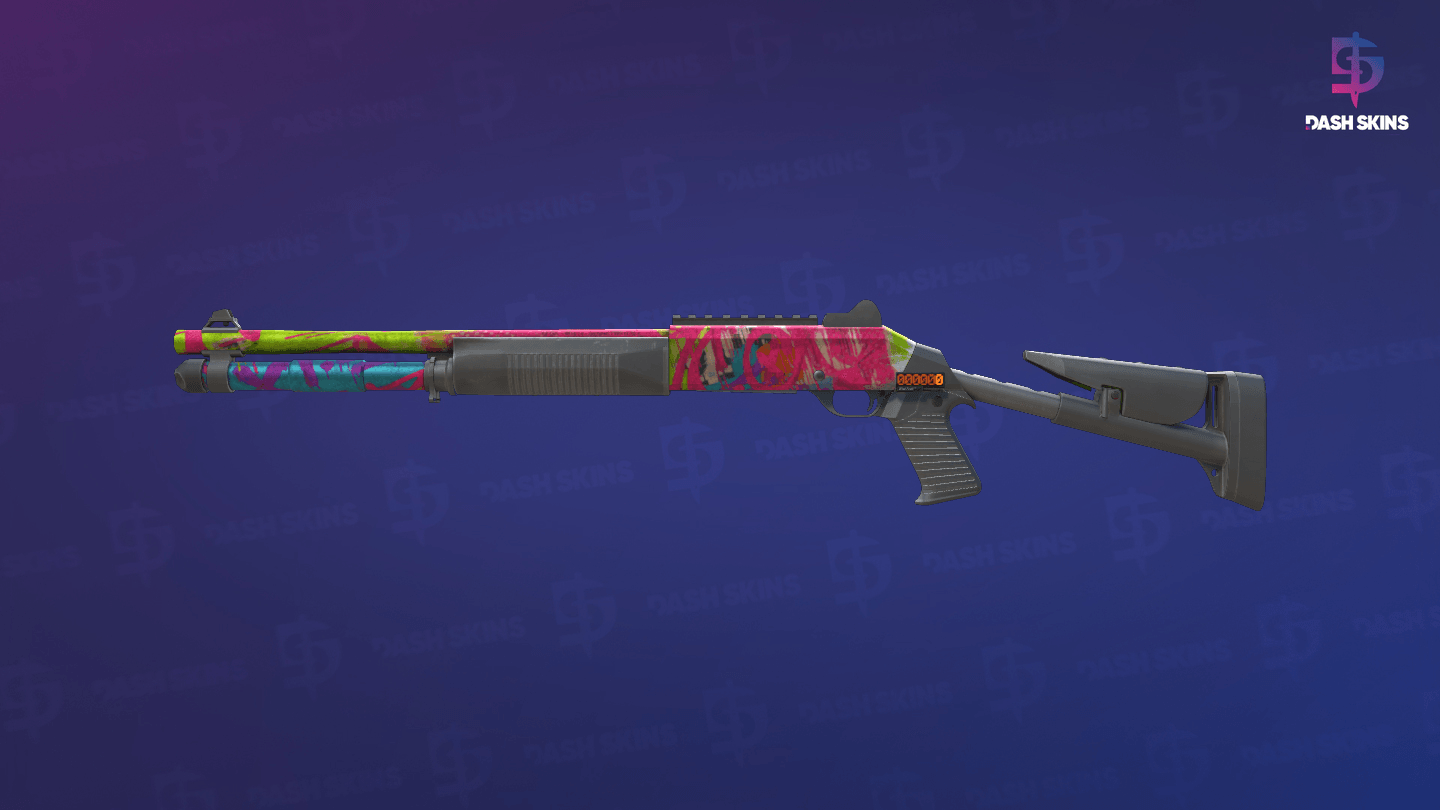 StatTrak™ XM1014 | XOXO (Battle-Scarred) Screenshot Playside