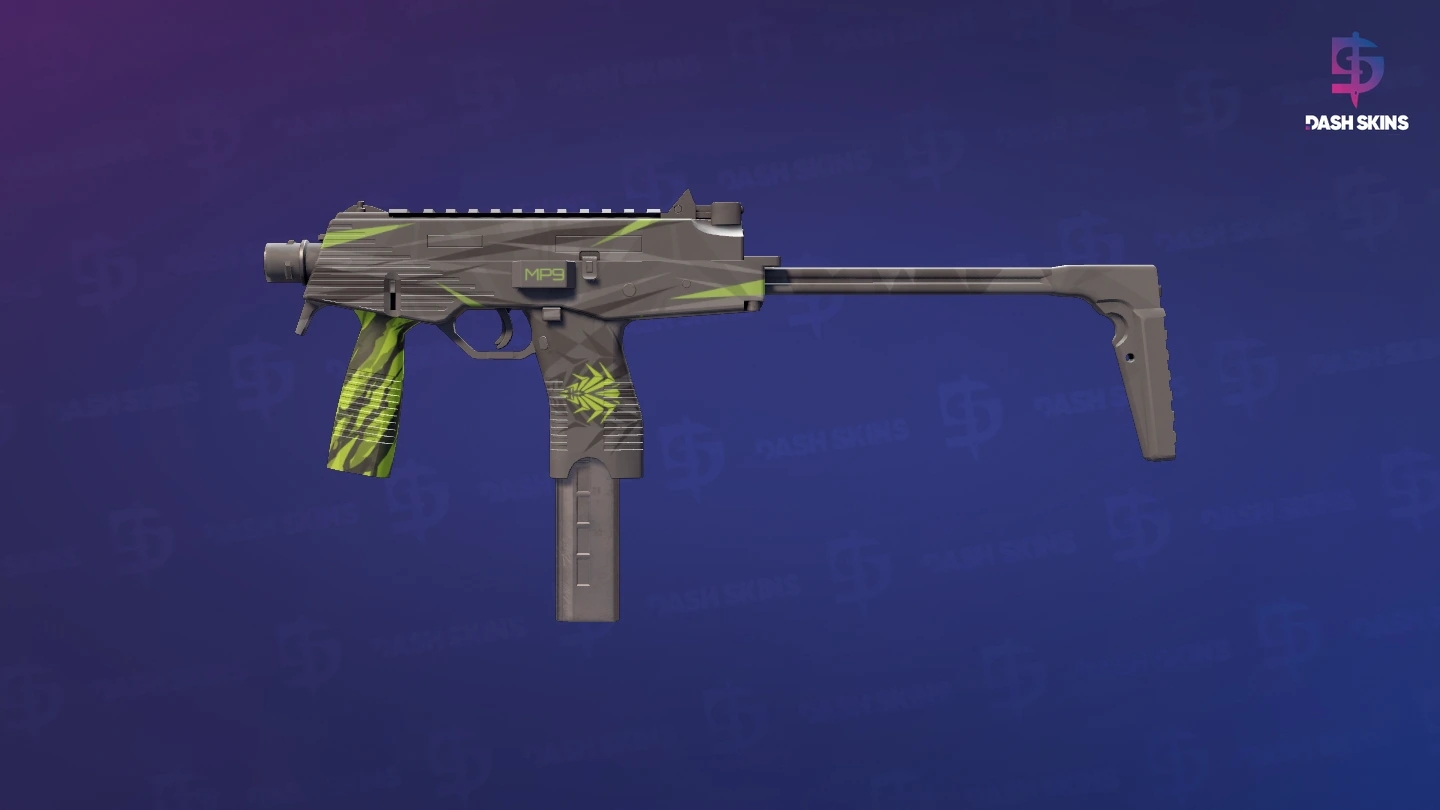 MP9 | Deadly Poison (Minimal Wear) Screenshot Playside